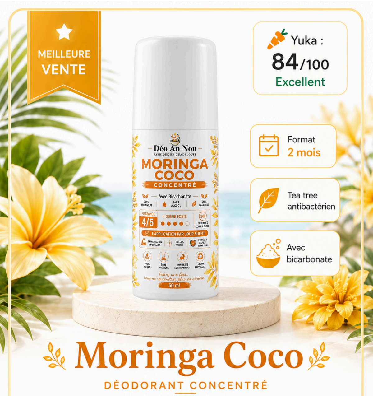 Moringa Coco PUISSANCE 4 FORMAT 2 MOIS