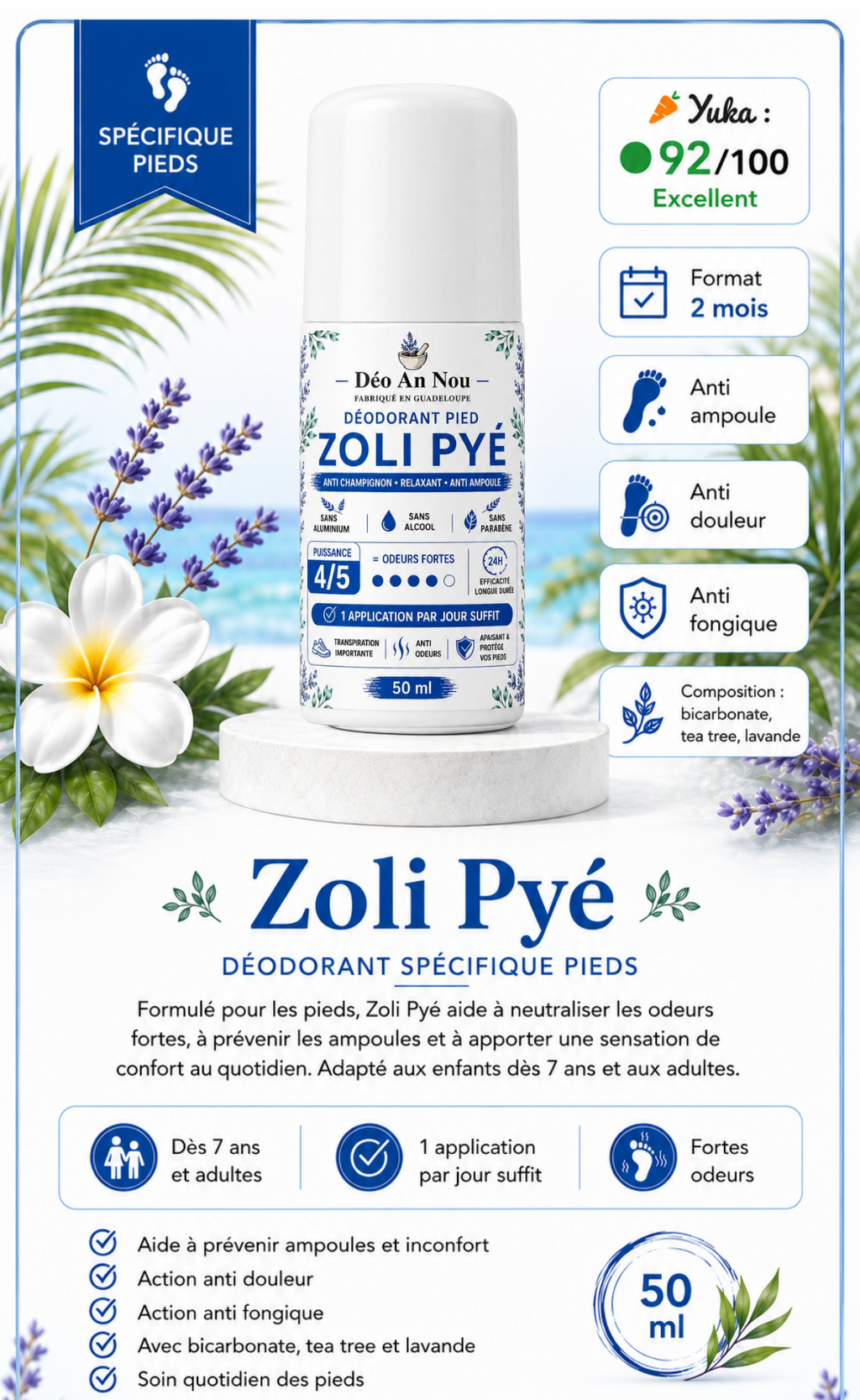 Zoli Pyé PUISSANCE 4 FORMAT 2 MOIS