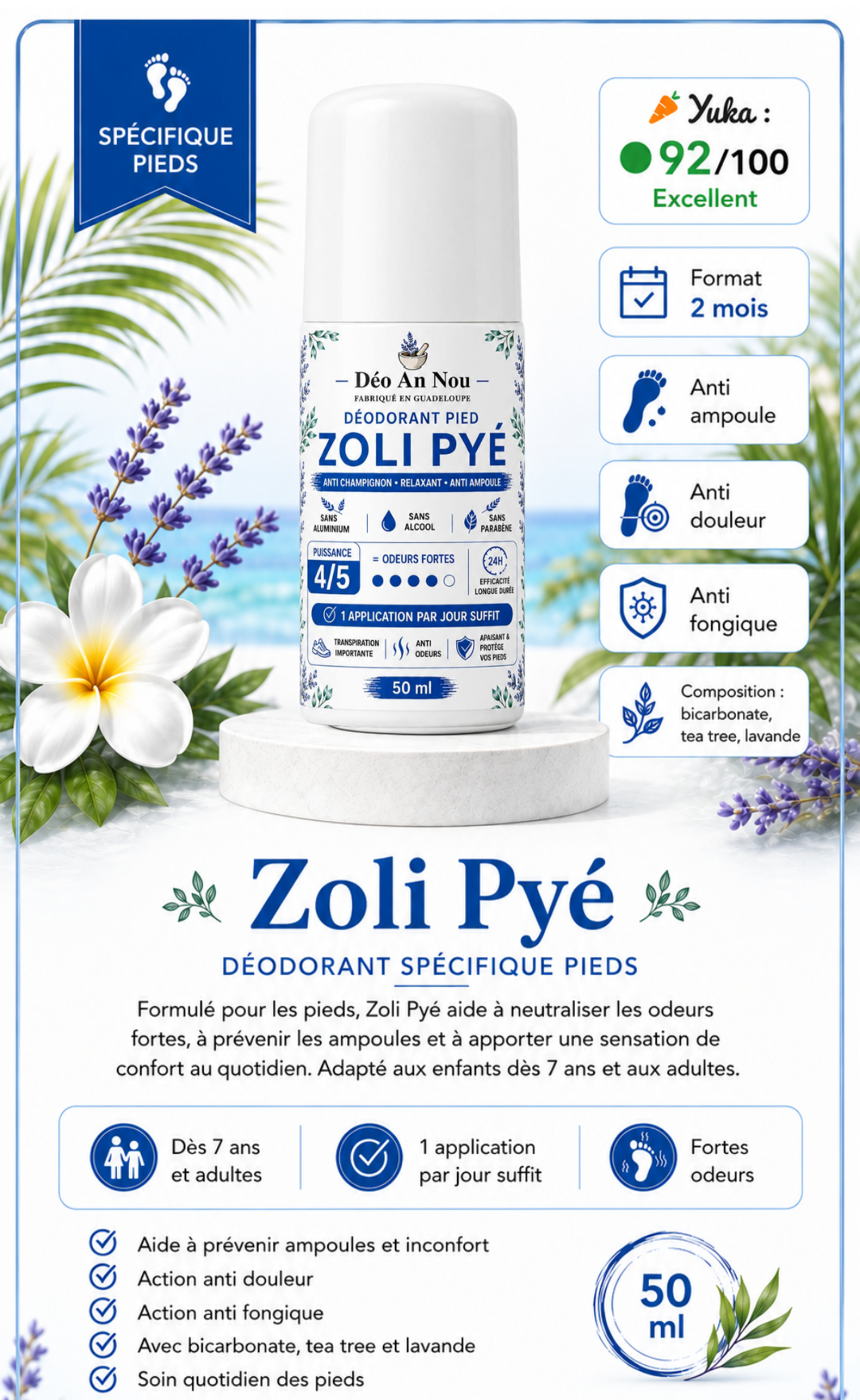Zoli Pyé PUISSANCE 4 FORMAT 2 MOIS