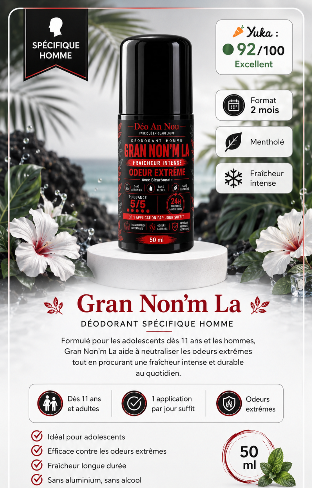 Gran Non'm La PUISSANCE 5 FORMAT 2 MOIS
